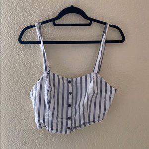 Stripped crop top
